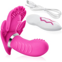 SCALA BEZDRÁTOVÝ MASAŽÉR 20 FUNKCÍ - VIBRUJÍCÍ MUŠLIČKA S PENISEM – 70039998