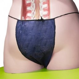 Jednorázová unisex hygienická tanga, tmavě modrá, balení 100 ks