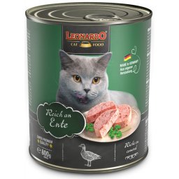 Leonardo s kachnou - konzerva pro kočky 800 g