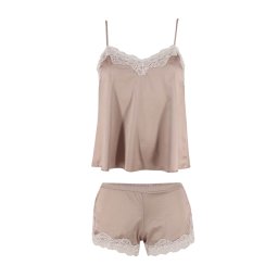 Luxembourg saténové pyžamko s kraťasy B800 XL světle růžová