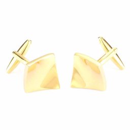 Manžetové knoflíčky vyduté gold