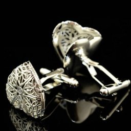 Manžetové knoflíčky srdce amulet