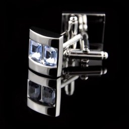 Manžetové knoflíčky crystal - typ safír
