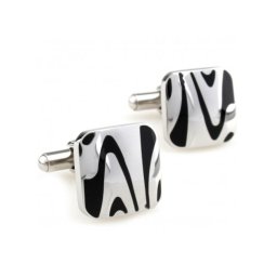 Manžetové knoflíčky zebra
