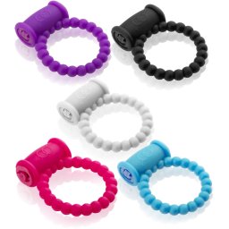 SCALA VIBRUJÍCÍ SILIKONOVÝ KROUŽEK RING NA PENIS - DGE N008