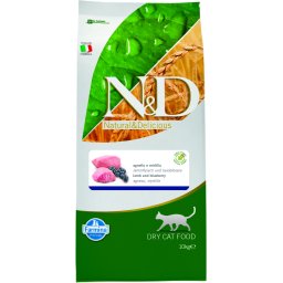 N&D Prime Cat Adult Lamb Blueberry 10 kg