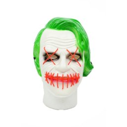 Joker maska ​​- LED svítící na obličej