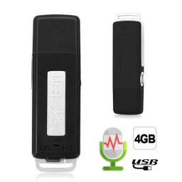 Diktafon skrytý v USB klíči s 4GB pamětí