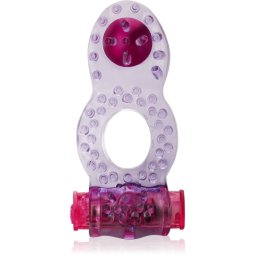 SCALA EREKČNÍ KROUŽEK S VIBRACEMI, MASÁŽNÍ PERLOU A VÝSTUPKY - WRW 1019-2