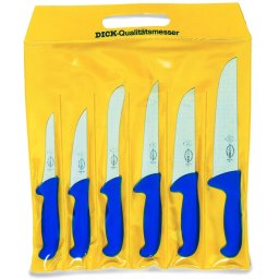 F. Dick - Sada nožů 6 ks, modré, Ergogrip, 13 až 37 cm