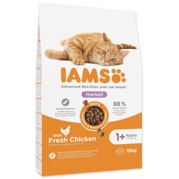 IAMS Cat Adult Hairball Chicken 10 kg