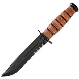 KA-BAR nůž USA ozubené ostří 5-1/4"