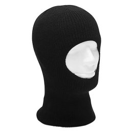 MIL-TEC kukla BALACLAVA pletená s jedním otvorem ČERNÁ