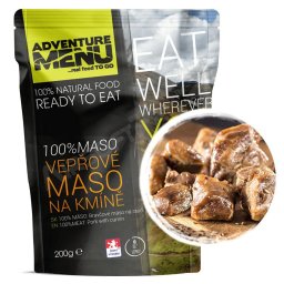 ADVENTURE MENU vepřové maso na kmíně - ADM sterilizované hotové jídlo