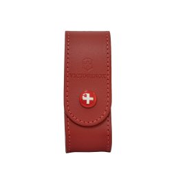 VICTORINOX pouzdro kožené na nůž 91mm 2-4 ČERVENÉ