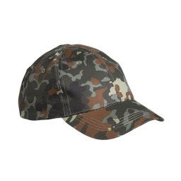 MIL-TEC čepice dětská baseball s kšiltem FLECKTARN