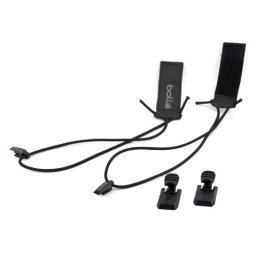 BOLLE gumičky na helmu pro brýle BOLLÉ COMBAT ČERNÉ