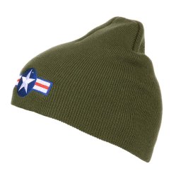 FOSTEX čepice pletená BEANIE WWII AIR FORCE ZELENÁ