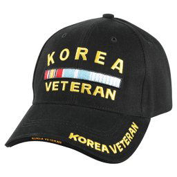 ROTHCO čepice DELUXE KOREA VETERAN baseball ČERNÁ