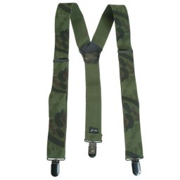 MIL-TEC kšandy kalhotové Y s klipsny WOODLAND