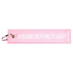 FOSTEX klíčenka KISS REMOVE FLIGHT RŮŽOVÁ