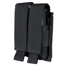 CONDOR OUTDOOR sumka MOLLE dvojitá na zásobník M9 ČERNÁ