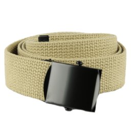 ROTHCO opasek s černou přezkou KHAKI vel.135