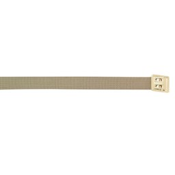 ROTHCO opasek KHAKI se zlatou provlíkací sponou 135 cm