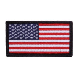 ROTHCO nášivka USA vlajka 4,5 x 8,5 cm ČERNÝ lem