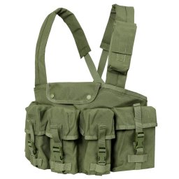 S.T. CONDOR vesta taktická CHEST RIG 7 kapes ZELENÁ