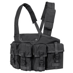 S.T. CONDOR vesta taktická CHEST RIG 7 kapes ČERNÁ