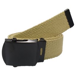 ROTHCO opasek s černou přezkou KHAKI vel.110