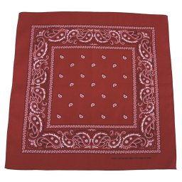 MFH šátek BANDANA 55x55 cm VÍNOVÁ/ČERNÁ