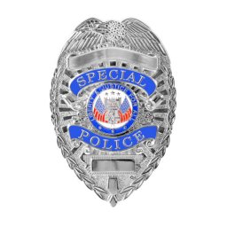 ROTHCO odznak DELUXE SPECIAL POLICE STŘÍBRNÝ