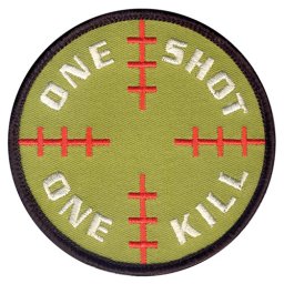 ROTHCO nášivka SNIPER velcro kulatá 8 cm