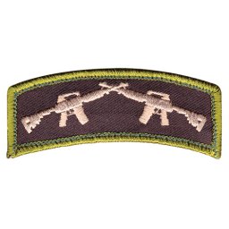 ROTHCO nášivka CROSSED RIFLES velcro 3 x 7,5 cm