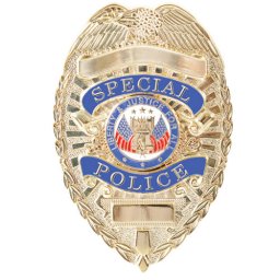 ROTHCO odznak DELUXE SPECIAL POLICE ZLATÝ