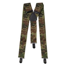 MFH kšandy tvar Y kalhotové s klipsny FLECKTARN