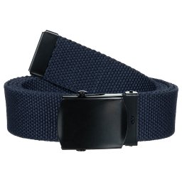 MFH opasek s kovovou černou přezkou 30 mm MODRÝ