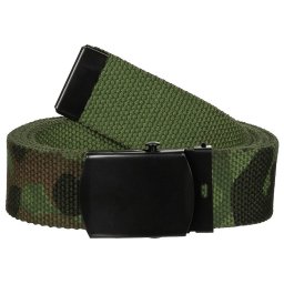 MFH opasek s kovovou černou přezkou 30 mm maskování FLECKTARN