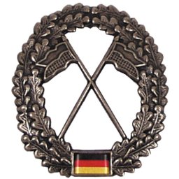 Bundeswehr odznak BW na baret Heeresaufklärer kovový