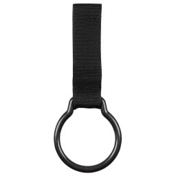 MFH držák na svítilnu s kroužkem Nylon ČERNÝ