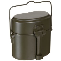 Bundeswehr nádobí jídelní /ledvina/ BW 3 KS ALU NOVÉ originál ZELENÉ
