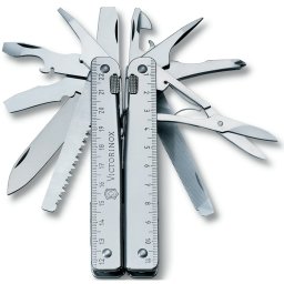 VICTORINOX kleště multifunkční SwissTool X STŘÍBRNÉ v koženém pouzdře