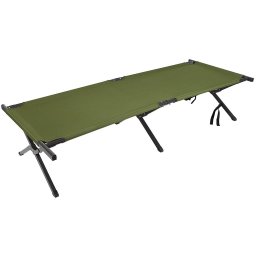 MFH lehátko US Alu 200x65x40cm prodloužené ZELENÉ