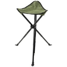 FOX Outdoor stolička trojnožka skládací teleskopické nožičky ZELENÁ