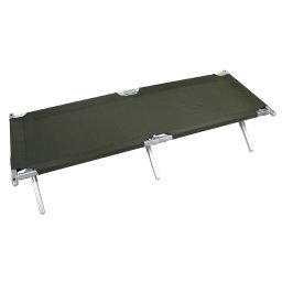 MFH lehátko model US zesílená konstrukce profil 32 x 32 mm Alu 197x77x45 cm ZELENÉ