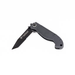Smith & Wesson nůž S&W Special Tactical zavírací TANTO KOMBI ČERNÝ