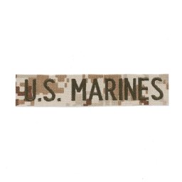 MILITARY RANGE nášivka "U.S. MARINES" VELCRO MARPAT DESERT