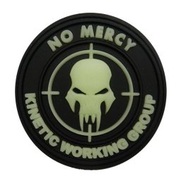JACKETS TO GO nášivka NO MERCY - KINETIC GROUP plast GLOW